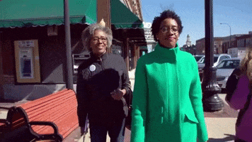 Lauren Green Coat GIF by Team Underwood