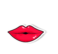 Beyouty heart beauty makeup lips Sticker