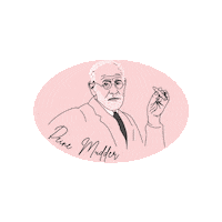 Sigmund Freud Psychology Sticker by Smorblomst.de