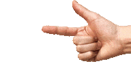 Sharecoto arrow point finger left Sticker