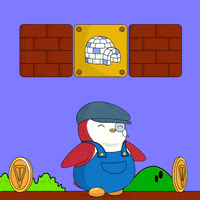 Super Mario Crypto GIF by Pudgy Penguins