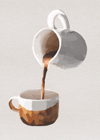 gabwart drink cafe clean brown GIF