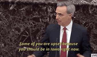 news senate impeachment trial impeachment trial pat cipollone GIF