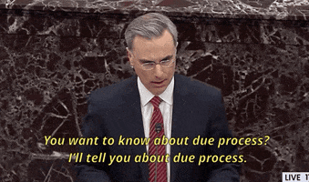 news senate impeachment trial impeachment trial pat cipollone GIF