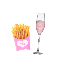 theposhprdolls frenchfries thecarolinedoll poshpr Sticker