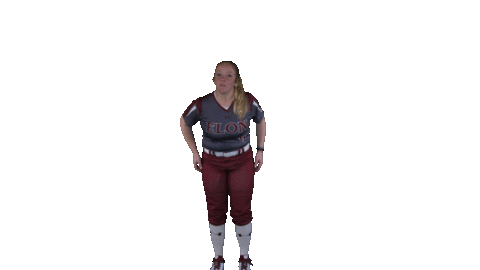 Elon Softball Sticker by Elon Phoenix