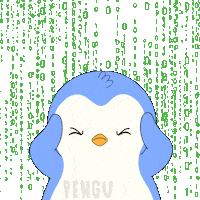 Stressed Penguin Sticker by Pudgy Penguins