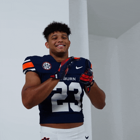 College Football Smile GIF by Auburn Tigers