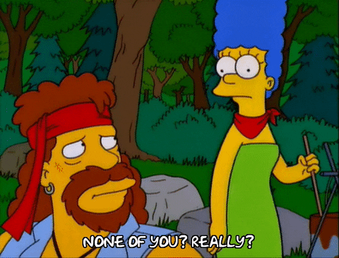 marge simpson woods GIF