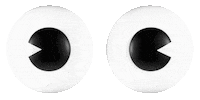 Looking Big Eyes Sticker by Grand Chamaco