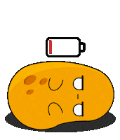 Tired Social Life Sticker