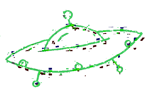 karlialae alien ufo ovni extraterrestre Sticker