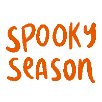 violetpoppy halloween fall orange spooky Sticker