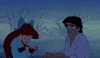 The Little Mermaid Romance GIF