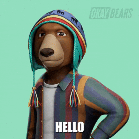 Whats Up Hello GIF by Okay Bears