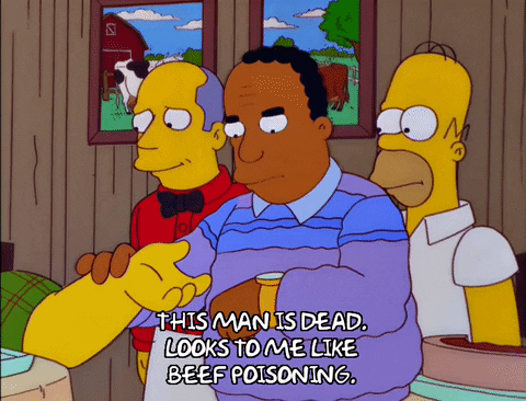 homer simpson julius hibbert GIF