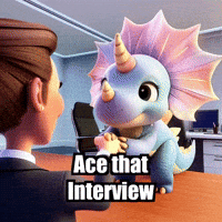 Interview Job GIF by Divineasaur