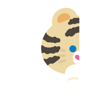 Cat Tiger Sticker by THE RECORDER FACTORY