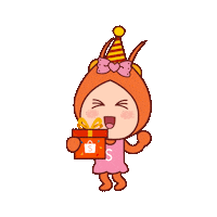 happy shopping Sticker by Shopee Indonesia