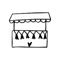 KINDERFESTIVAL family shopping market stand Sticker