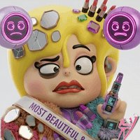 Confused Beauty Queen GIF