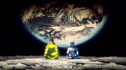Space Sitting GIF