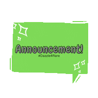Stars Announce Sticker by Dazzle4Rare