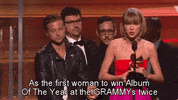 Taylor Swift The Grammys GIF by Recording Academy / GRAMMYs