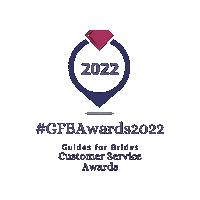 guidesforbrides weddings guides for brides customer service awards 2022 gfb customer service awards 2022 Sticker