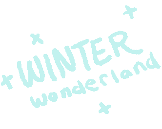 Winter Wonderland Christmas Sticker