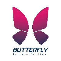 butterflybykata butterflybykata butterfly by kata Sticker