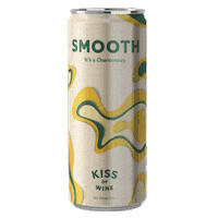 Kissofwine smooth wine time chardonnay canned wine Sticker