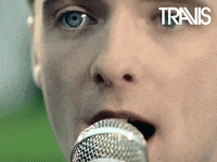 Blue Eyes Reaction GIF by Travis