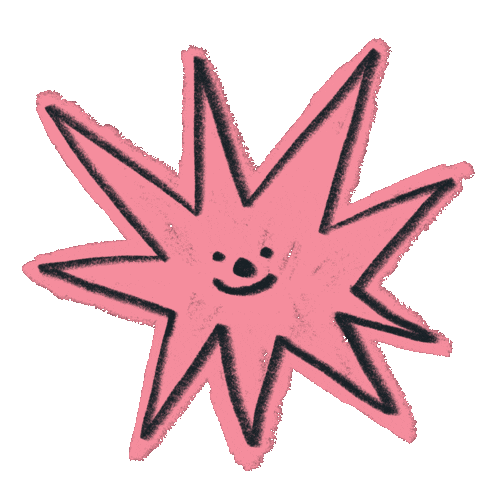 Happy Star Sticker
