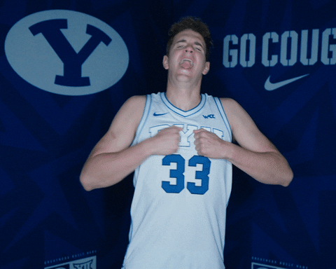 Byu Basketball Sport GIF by BYU Cougars
