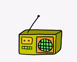 evacalerogil tv television radio cambio GIF