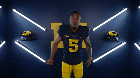 Go Blue College Football GIF by Michigan Athletics