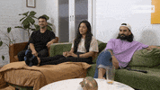 Sarah Watching Tv GIF by Gogglebox Australia