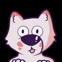 Ghost_twf kawaii fox animal eyes GIF