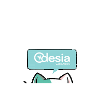Cat Love Sticker by Odesia Vacances