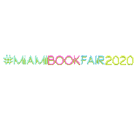 Books Reading Sticker by Miami Book Fair