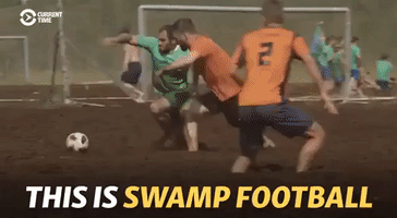 Forget the World Cup - Russian Athletes Battle for Glory in 'Swamp Soccer'