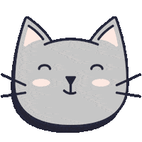 Happy Cat Sticker by Kitty Poo Club
