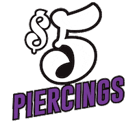 Body Piercing Sticker by Off Ya Tree