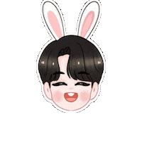 Amouracher baby win bunny winmetawin Sticker