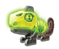 Sliverlit chameleon 恐龍 光 玩具 Sticker