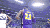 lebron james hug GIF by NBA