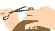 Hair Scissors Sticker by Just Cuts Salons