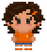 Pixel Band Sticker