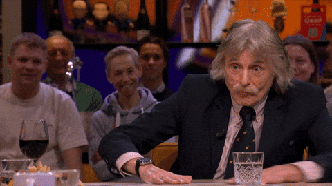 Johan Derksen Swimming GIF by Vandaag Inside